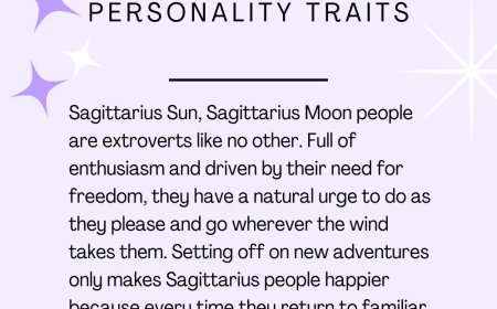 Sagittarius Sun Sagittarius Moon: The Ultimate Free Spirit