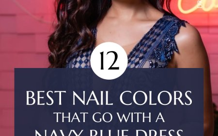 Nail Colors That Complement a Navy Dress: From Classic to Bold