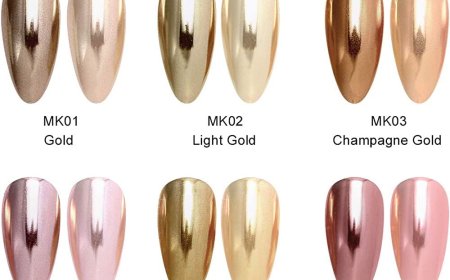 White Chrome Nail Powder: The Mirror-Like Shine Trend