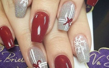 Red & Black Christmas Nails: Festive & Glamorous Holiday Designs