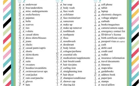 What to Pack for a Four-Day Trip: The Ultimate Checklist