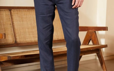 Navy Linen Trousers for Women: Effortless Style for Warm Weather