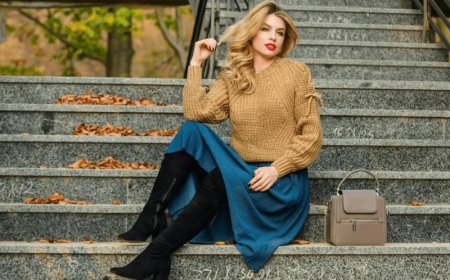How to Pair a Sweater Dress with Ankle Boots for Fall & Winter