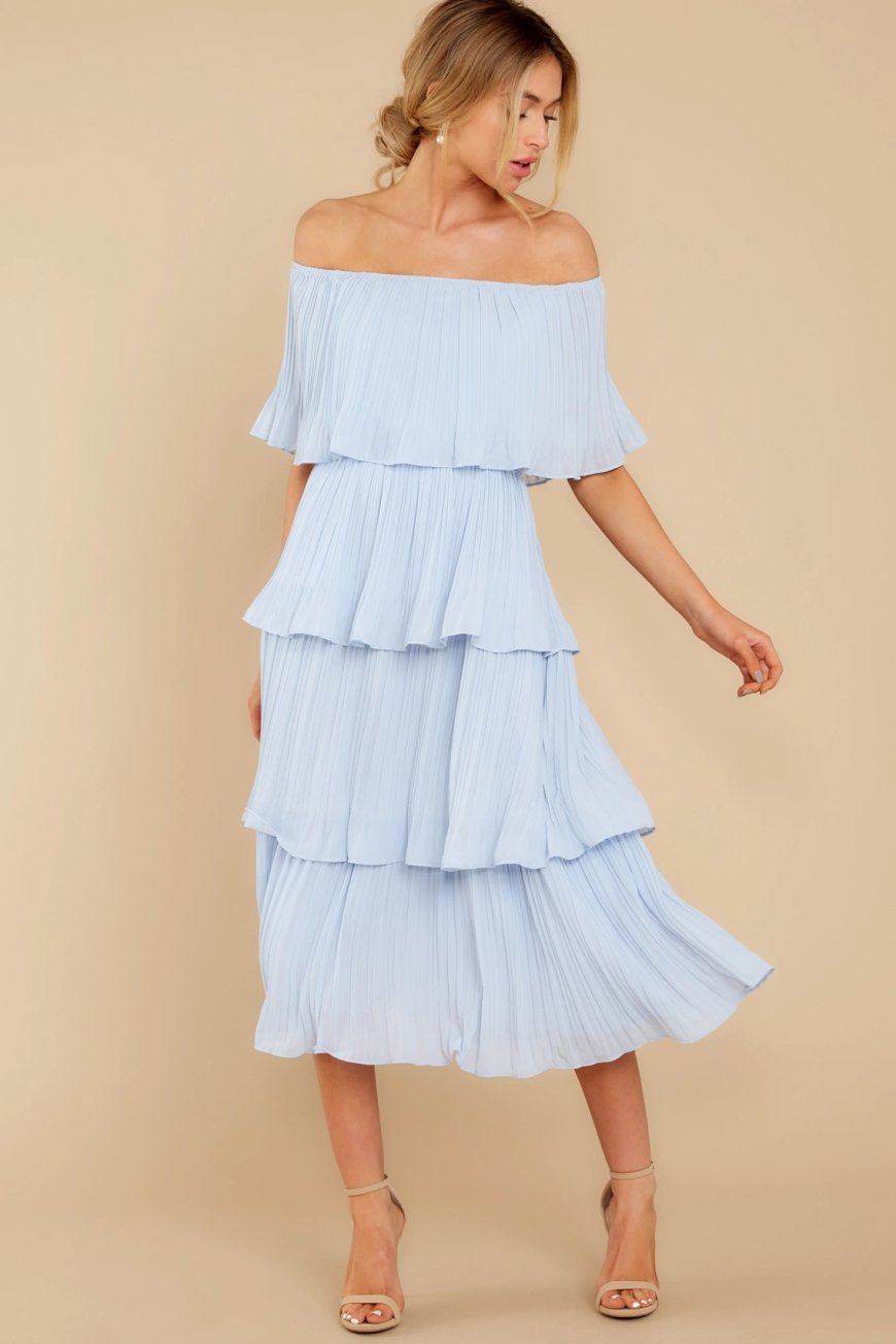 Blue Wedding Guest Outfits: The Best Dresses & Accessories