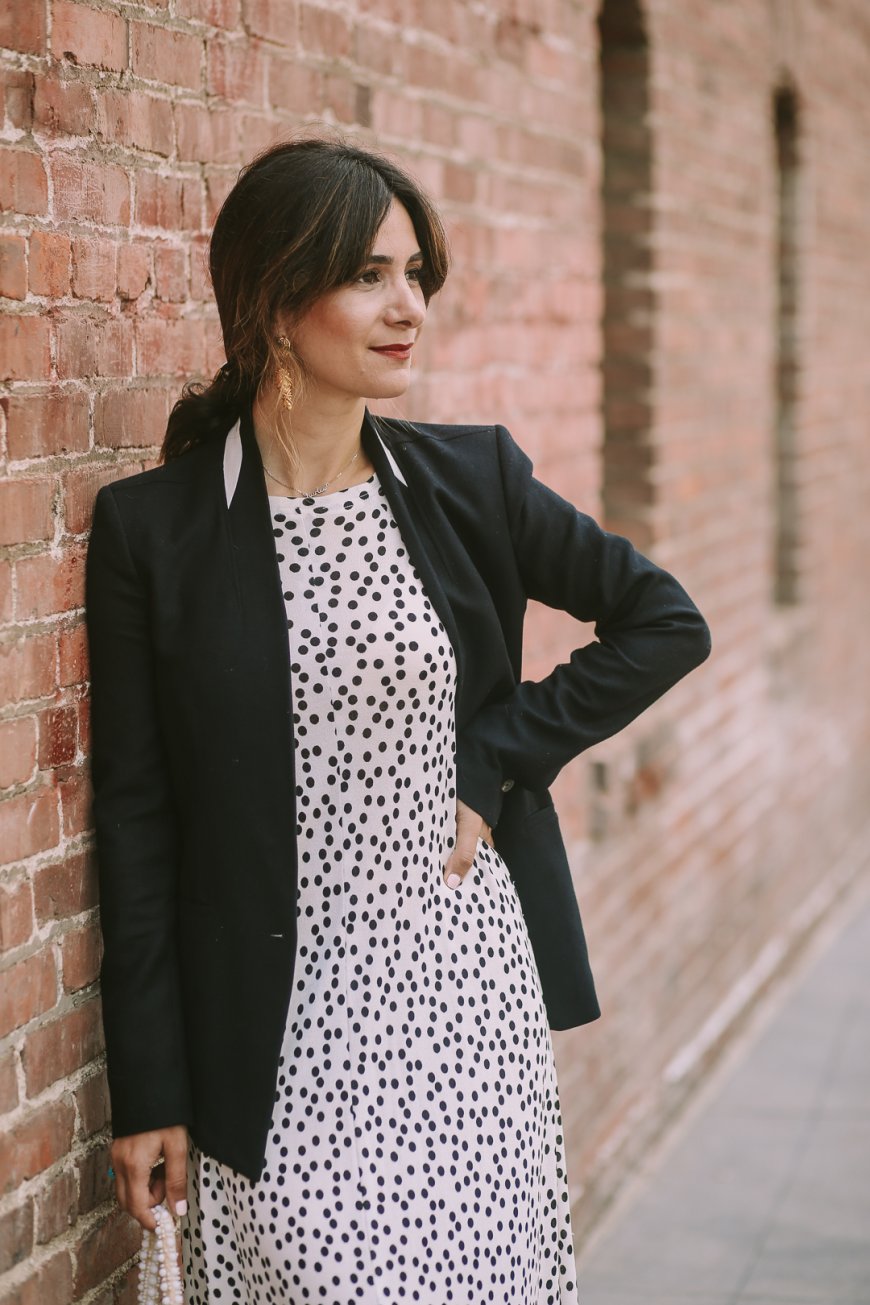How to Style a Blazer with a Maxi Dress for an Elevated Look